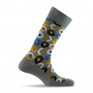 Mi chaussettes homme forme géométrique fabriquées en France grise