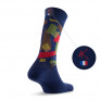 Mi chaussettes homme forme géométrique fabriquées en France marine