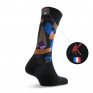 Mi chaussettes homme forme géométrique fabriquées en France noir