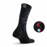 Mi chaussettes homme graphique fabriquées en France noir