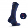 Mi chaussettes homme graphique fabriquées en France marine