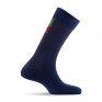 Mi chaussettes homme rayures décalées marine