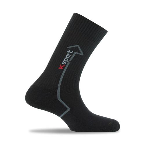mi chaussettes à côtes noir