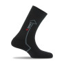 mi chaussettes à côtes noir