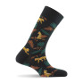 Mi chaussettes homme fantaisie noir fabrication française
