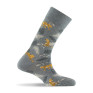Mi chaussettes homme fantaisie gris fabrication française