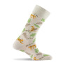 Mi chaussettes homme fantaisie écru fabrication française