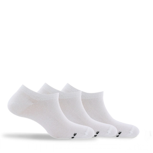 Lot de 3 invisibles homme unie blanc