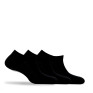 Lot de 3 invisibles homme unie noir