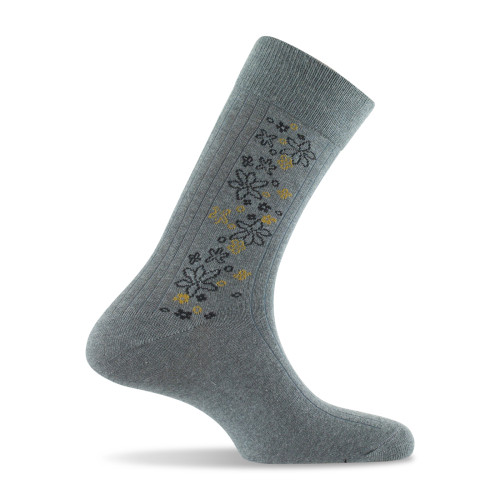 Mi chaussettes homme coton gris