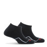 Lot de 2 invisibles sport homme en coton noir