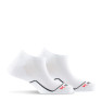 Lot de 2 invisibles sport homme en coton blanc