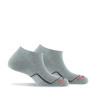 Lot de 2 invisibles sport homme en coton gris