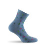 Socquettes femme coloris bleu fabrication française